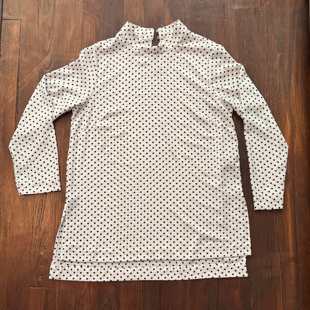 H&M Black and White Polka Dot Blouse
